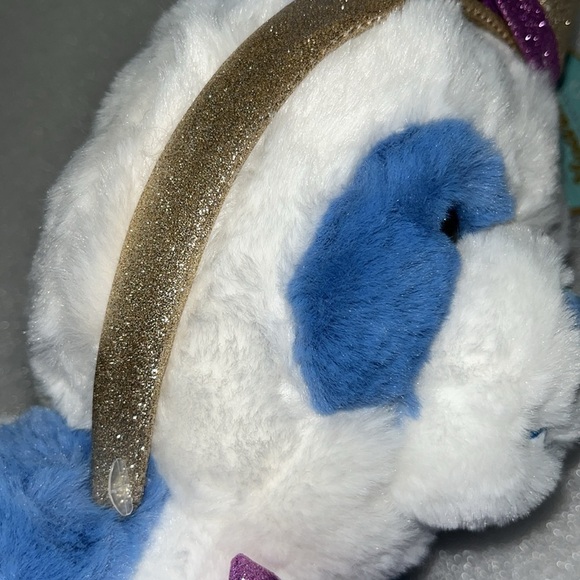 🆕 FAO Schwarz Sparklers Wear and Share Plush Panda Bear Birthday Blue/White - Picture 9 of 11